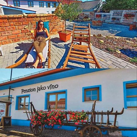 Penzion Jako Vino Bulhary Bagian luar foto