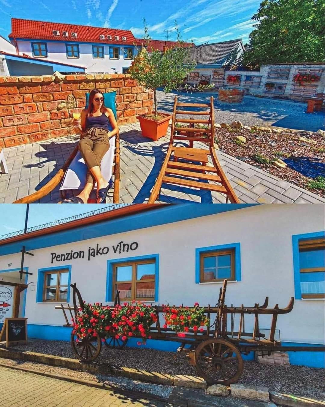 Penzion Jako Vino Bulhary Bagian luar foto
